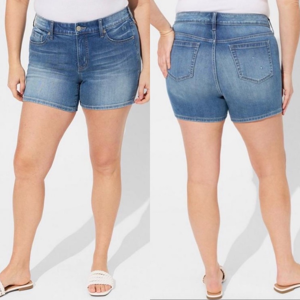 Torrid Denim Shorts - Light Blue